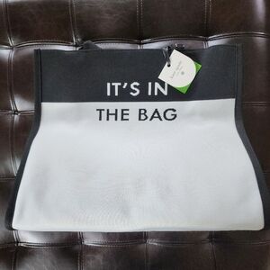 Kate Spade Black and White Tote Bag